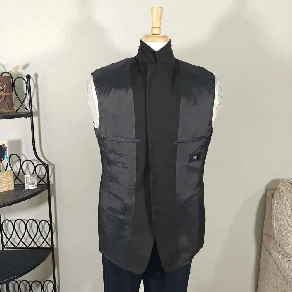 Hugo Boss before completing
